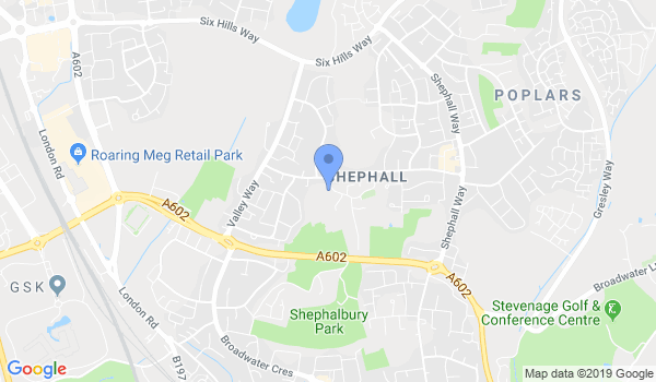 GKR Karate - Stevenage Shephall Green location Map