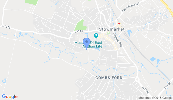 GKR Karate - Stowmarket location Map