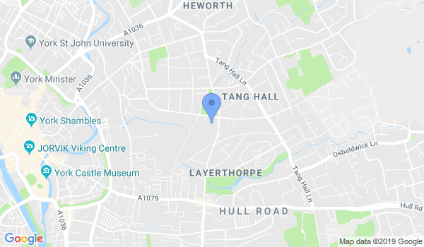 GKR Karate Tang Hall location Map
