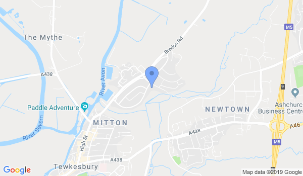 GKR Karate - Tewkesbury location Map