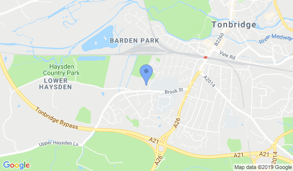 GKR Karate - Tonbridge South location Map