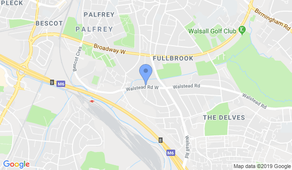 GKR Karate Wednesbury location Map