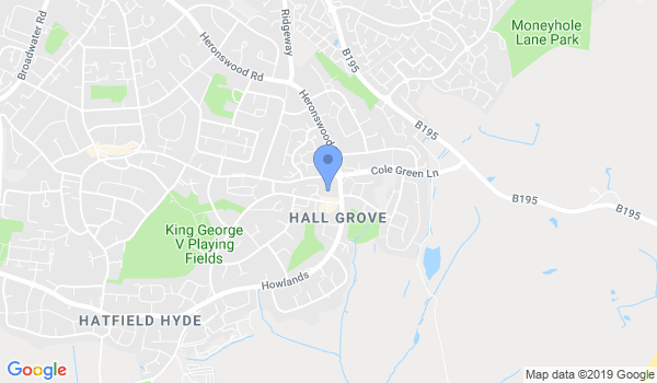 GKR Karate - Welwyn Garden City location Map