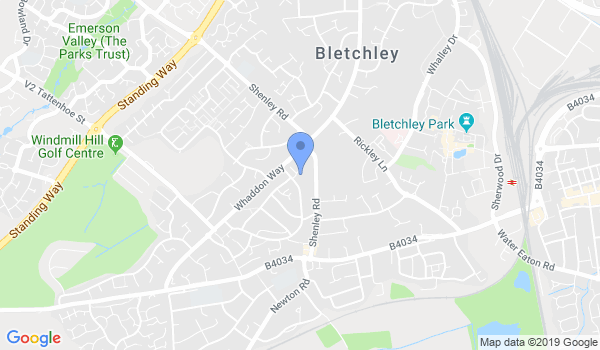 GKR Karate West Bletchley location Map