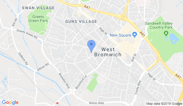 GKR Karate - West Bromwich location Map