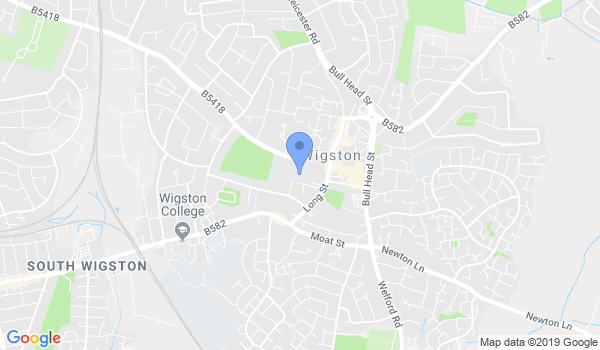 GKR Karate - Wigston location Map