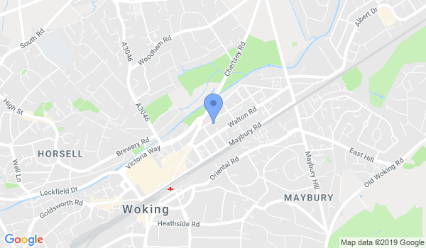 GKR Karate Woking location Map