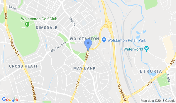 GKR Karate - Wolstanton location Map