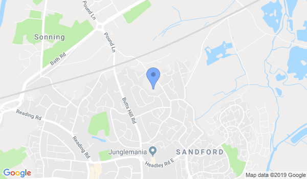 GKR Karate - Woodley location Map