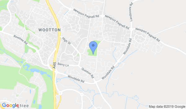 GKR Karate Wootton location Map