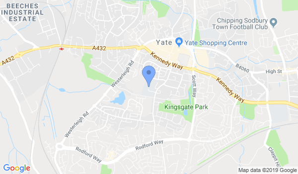 GKR Karate Yate location Map