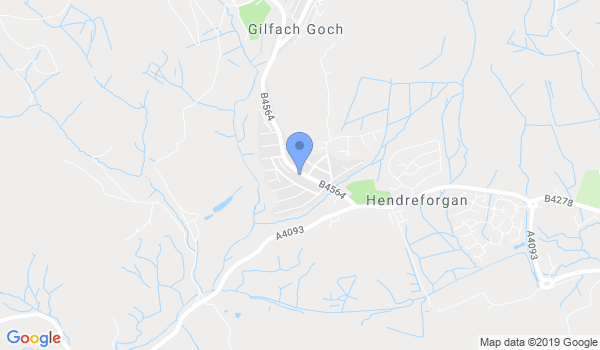 Gilfach Goch Karate Club location Map
