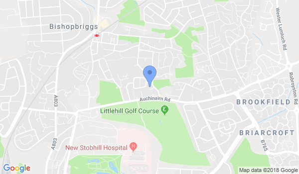 Glasgow Karate Academy location Map
