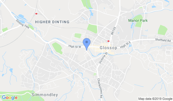 Glossop Jujitsu location Map