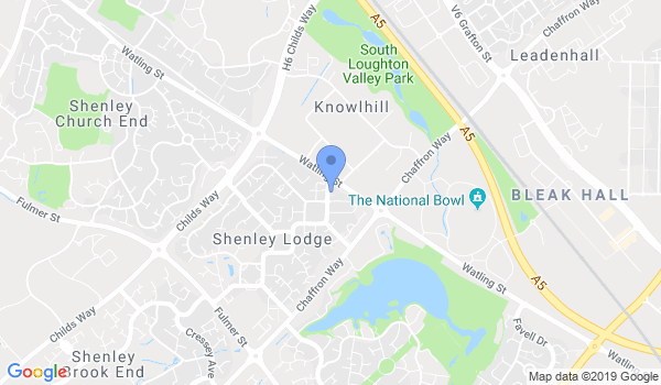Goju-ryu Karate Milton Keynes location Map