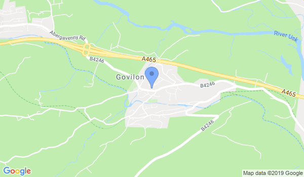 Govilon Tang Soo Do location Map