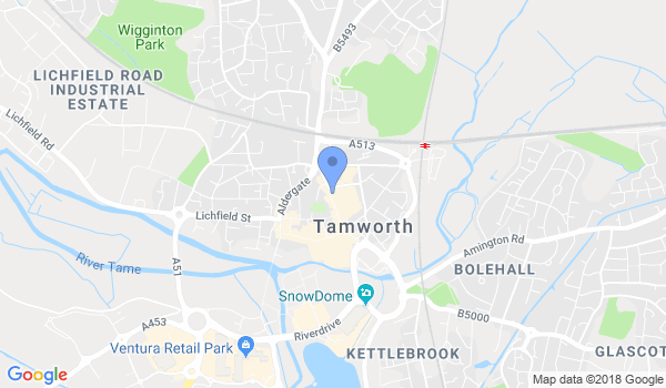 Gracie Barra Tamworth location Map