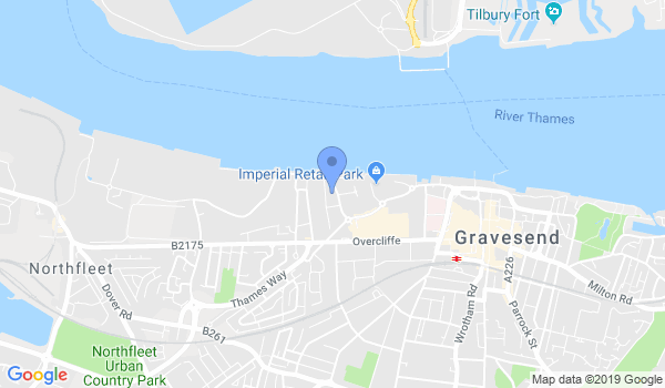 Gravesend Martial Art and Fitness Classes location Map