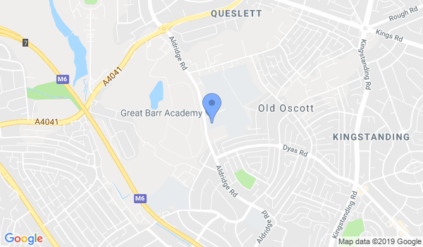 Great Barr Leisure Centre location Map