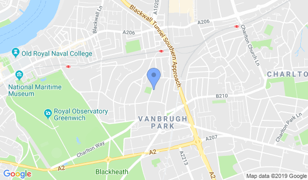 Greenwich Aikido Dojo location Map
