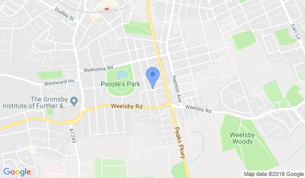Grimsby Ju Jitsu Club location Map