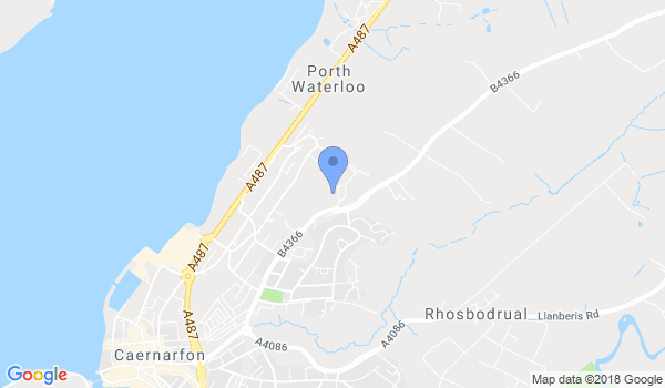 Gwynedd Seirokan Iaido location Map