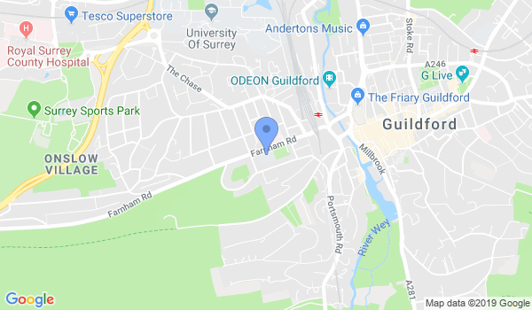 HED TKD - Guildford location Map