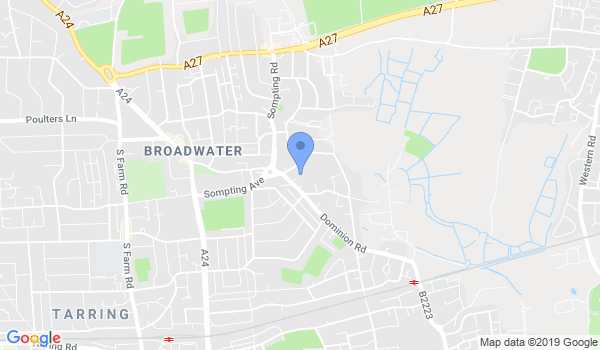 HED TKD - Worthing location Map