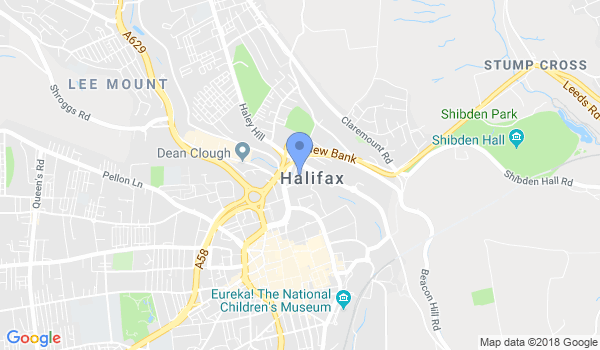 Halifax Zen Shin Jujitsu and Self-defence Workshops location Map