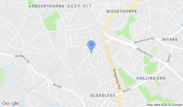 Hallamshire Aikido Club location Map