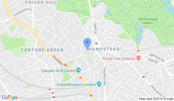 Hampstead Karate location Map
