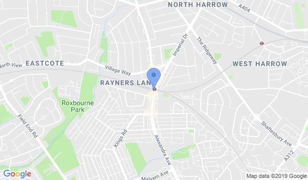 Harrow Martial Arts Centre location Map