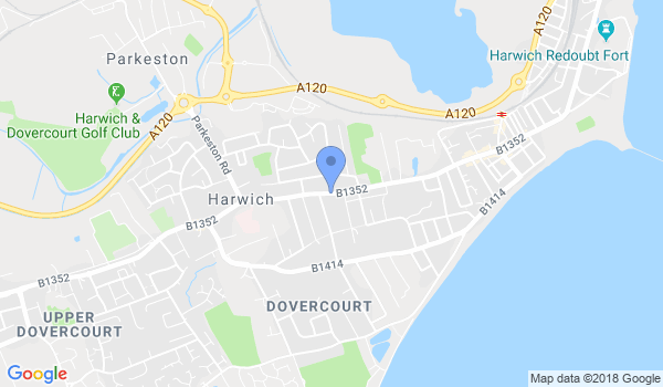 Harwich and Dovercourt Martial Arts Association location Map
