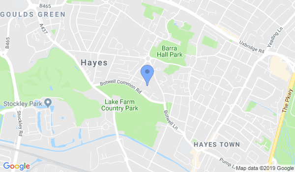 R.E.A.C.T. Tae Kwon Do Hayes TAGB location Map