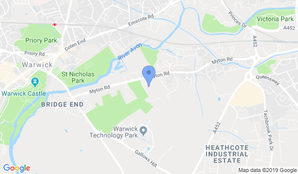 Heart of England Taekwondo - Warwick location Map