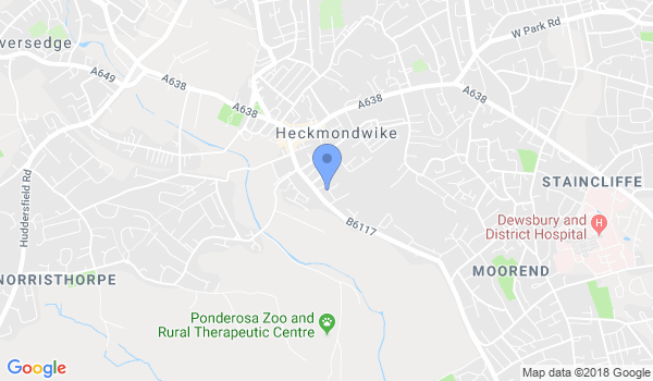 Heckmondwike Karate Club location Map