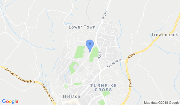 Helston Karate Club location Map
