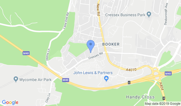 The High Wycombe Judo Centre location Map