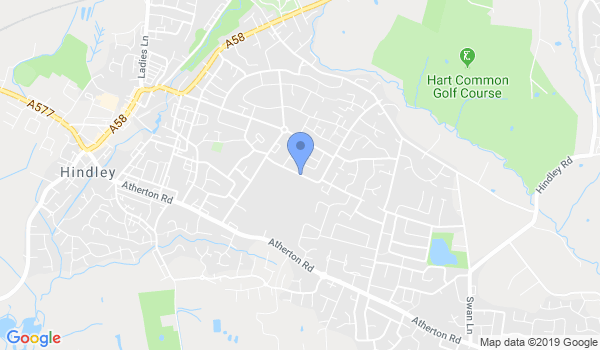 Hindley Karate Club location Map