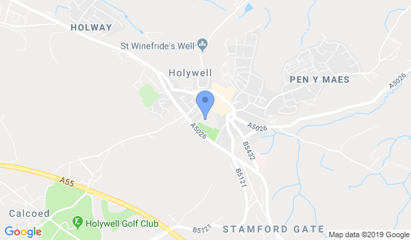 Holywell Taekwondo location Map
