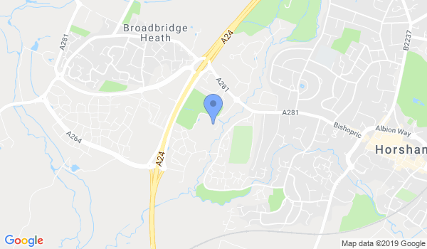 Horsham Karate club location Map
