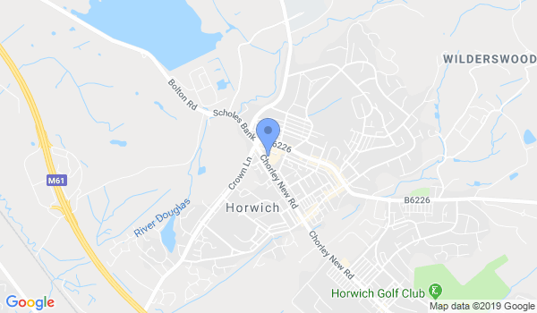 Horwich Kick Boxing Studio location Map