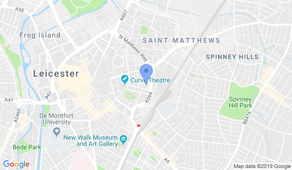 Hyaku Dojo Leicester location Map