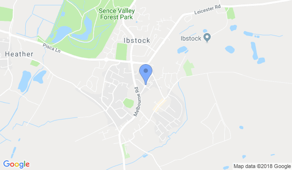 Ibstock Tae Kwon Do location Map
