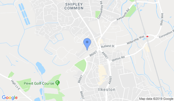 Ilkeston Manor Tetsudo Club location Map