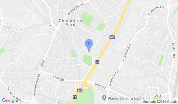 Ippon Ryu Jiu Jitsu - Chandlers Ford location Map