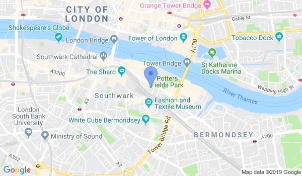 Iwama Aiki Shuren Dojo London location Map