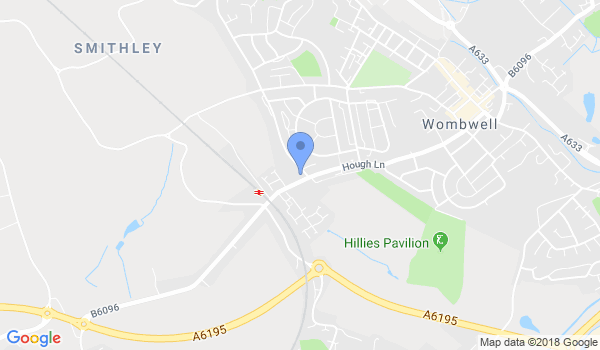 Karate Barnsley location Map