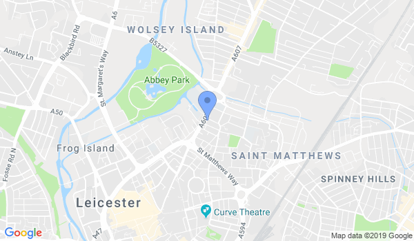Kyokushin Karate Leicester location Map