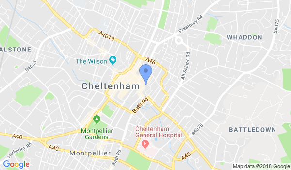 Karate World-cheltenham location Map